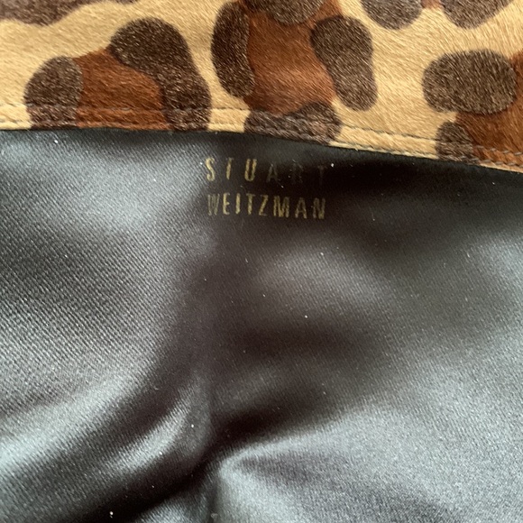 Stuart Weitzman black leather and calf hair over the knee boots size 8.5 - Picture 11 of 16